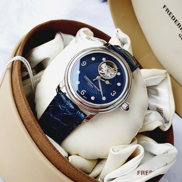 Đồng hồ Frederique Constant FC-200MPWD3VD6B nữ size 30mm đính kim cương